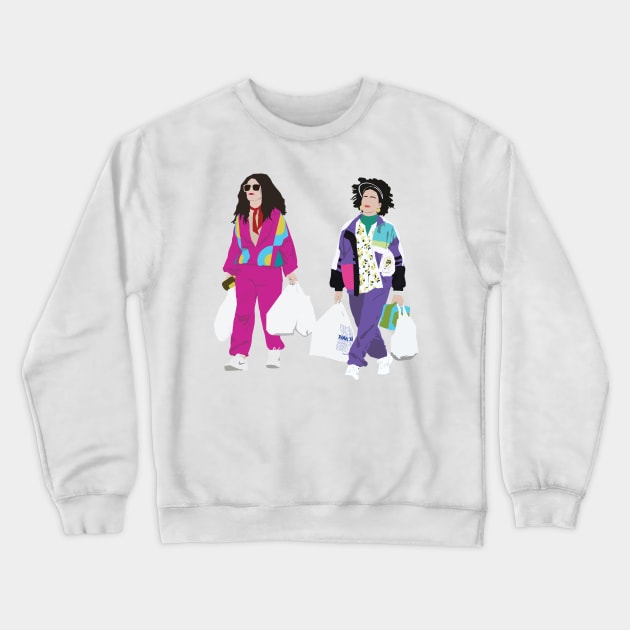 Broad City Ilana & Abbi Retro Crewneck Sweatshirt by Hevding